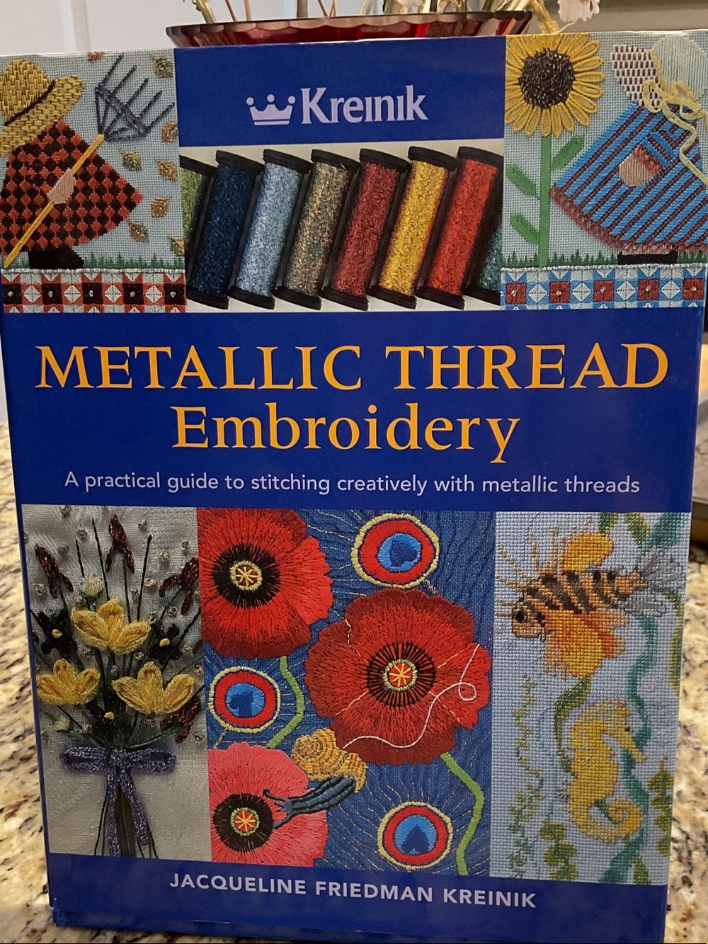 Kreinik Metallic Thread Embroidery Book 14 projects